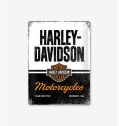 Tac Signs - Plăcuță metalică decorativă 3D [30x40cm] - Harley Logo Motorcycles