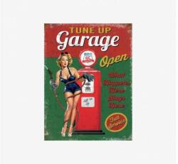 Tac Signs - Plăcuță metalică decorativă [30x40cm] - Tune Up Garage Pinup (DCC-TACBK5557)
