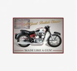 Tac Signs - Plăcuță metalică decorativă [30x41cm] - Royal Enfield (DCC-TACJO50929)