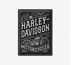 Tac Signs - Plăcuță metalică decorativă 3D [30x40cm] - Harley Motorcycle Eagle (DCC-TAC3D23301)