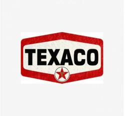 Tac Signs - Plăcuță metalică decorativă [25x42cm] - Texaco Logo Cutout