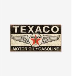 Tac Signs - Plăcuță metalică decorativă [32x41cm] - Texaco Winged Logo