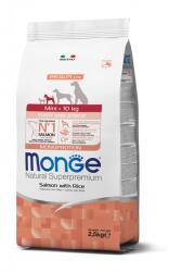 Monge Mini Puppy and Junior Monoprotein Salmon with Rice száraz kutyatáp 7, 5 kg