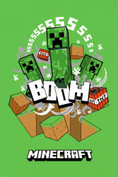 Minecraft Boom Creeper szuper puha polár takaró 100*150cm (JFK032145) - gyerekagynemu