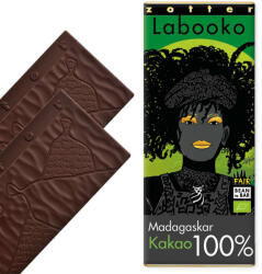 Zotter Labooko 100%-os kézműves étcsokoládé madagaszkári kakaóból