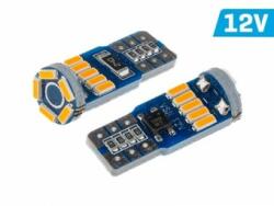 Vision Lighting Set 2 becuri T10 LED 12V galben canbus 58286 (58286)