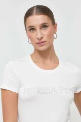 Patrizia Pepe t-shirt női, fehér - fehér 38 - answear - 35 990 Ft