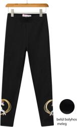  Glo Story Unikornis meleg thermo leggings fekete 7 év (122 cm)