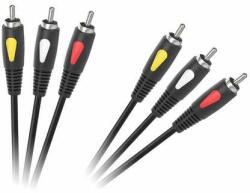 Cabletech Cablu 3rca-3rca 1.0m eco-line cabletech (KPO4002-1.0) - electrostate