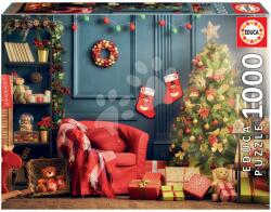 Educa Puzzle Genuine Christmas Corner Educa 1000 piese și lipici Fix (EDU19520) Puzzle