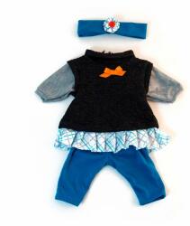 Miniland Set imbracaminte vreme temperata pentru papusa fetita 38 cm Blue (ML31560) - ookee Papusa