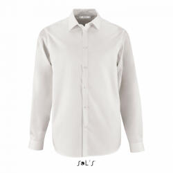 SOL'S Férfi ing SOL'S SO02102 Sol'S Brody Men - Herringbone Shirt -2XL, White
