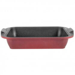 NEOKLIEN Tava cuptor Neoklein RST36, 36 cm, aluminiu turnat, invelis antiaderent, Rosu (RST36-Cherry)