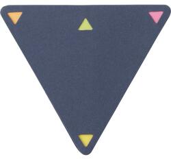 GLN Öntapadó jegyzet háromszög alakú kék tartóban