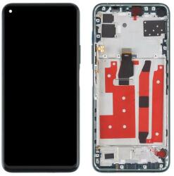 NBA001LCD10112003059 Gyári Honor 30S / Huawei Nova 7 SE zöld LCD kijelző érintővel, kerettel, előlap (NBA001LCD10112003059)