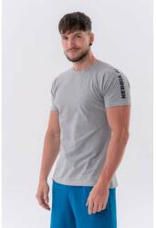 NEBBIA Sporty Fit Essentials Light Grey férfi póló - NEBBIA XXL