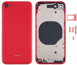 tel-szalk-150365 Apple iPhone SE 2020 piros akkufedél, hátlap, hátlapi kamera lencse, oldalsó gombok (tel-szalk-150365)