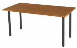 Viva Standard irodai asztal, 200 x 80 x 75 cm, egyenes kivitel, antracit lábakkal, bükk
