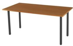 Viva Standard irodai asztal, 120 x 80 x 75 cm, egyenes kivitel, antracit lábakkal, bükk