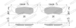 FERODO set placute frana, frana disc FERODO PREMIER FDB1099 (FDB1099)