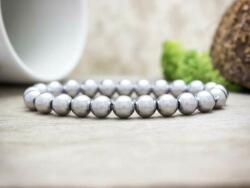 R. M. ékszer Ezüst hematit ásvány karkötő (10561-RM-16)