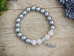 R. M. ékszer Imádnivaló angyalszárny vegyes ásvány karkötő (18625RM17)