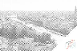 PontPöttyöző - Városkép Verona 2 Méret: 40x60cm, Keretezés: Keret nélkül (csak a vászon), Szín: Zöld