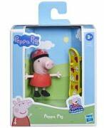 Peppa Pig Figurina Peppa cu skateboard Prietenii amuzanti, 7 cm, Peppa Pig Figurina