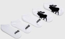 Abercrombie & Fitch gyerek zokni (5 pár) fehér - fehér 33-38
