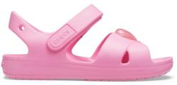 Crocs Sandale Crocs Classic Cross Strap Sandal PS Roz - Pink Lemonade 19-20 EU - C4 US
