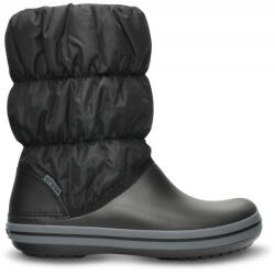 Crocs Cizme Crocs Winter Puff Boot Negru - Black/Charcoal 34-35 EU - W5 US