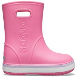 Crocs Cizme Crocs Kids' Crocband Rain Boot Roz - Pink Lemonade/Lavender 33-34 EU - J2 US