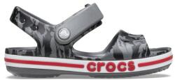 Crocs Sandale Crocs copii Bayaband Printed Sandal K Gri - Slate Grey 23-24 EU - C7 US