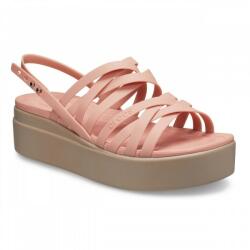 Crocs Sandale Crocs Brooklyn Strappy Low Wedge Roz - Pale Blush 36-37 EU - W6 US