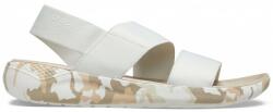 Crocs Sandale Crocs LiteRide Printed Camo Stretch Sandal Alb - Almost White 38-39 EU - W8 US