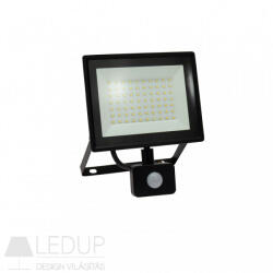 spectrumLED Fekete LED Reflektor 50W 4300lm Meleg fehér mozgásérzékelős (SLI029051WW_CZUJNIK_PW)