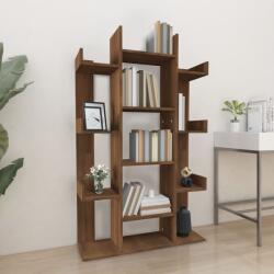 vidaXL Bibliotecă, stejar maro, 86x25, 5x140 cm, lemn prelucrat (816004)