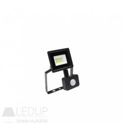 spectrumLED Fekete LED Reflektor 10W 950lm Meleg fehér mozgásérzékelős (SLI029048WW_CZUJNIK_PW)