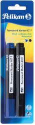 Pelikan Перманентен маркер Pelikan 407, черен и син, комплект от 2 бр