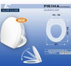 MKW Prima duroplast WC ülőke hidraulikus lecsapódásgátlóval, fehér (müa. zsanér)