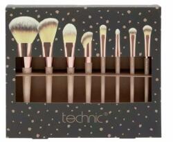 Technic Cosmetics Set pensule pentru machiaj, 8 buc. - Technic Cosmetics Makeup Brush Set