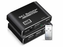 Thunder Germany Thunder SWI-320, 3×1 4K HDMI kapcsoló + távirányító (455-4K0301C)