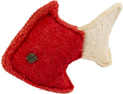 Kerbl Macskajáték hal macskamentával - piros, 14 cm
