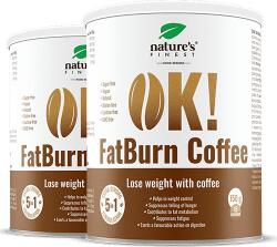 Nature’s Finest OK! FatBurn Coffee | 1+1 Ajándék | Kávé a zsírégetésért | Azonnali fogyás | L-Karnitin Guarana | Fogyókúrás kávé | Természetes 300 g