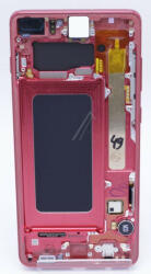 Lcd + Touch Fullset Galaxy S10 Plus (sm-g975f), Piros