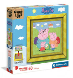 Clementoni Peppa malac keretes puzzle 60 db-os (38809)
