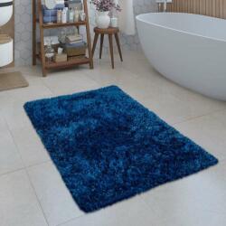  Fürdőszobai Shaggy szőnyeg monokróm türkíz, 50×80-as méretben (44107)