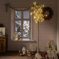 vidaXL 200 LED-es meleg fehér fűzfa karácsonyfa 200 cm (328684)