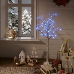 vidaXL 120 LED-es kék fűzfa karácsonyfa 120 cm (328674)