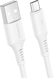 BOROFONE BX47 Coolway USB - Micro USB 2.4A kábel 1m fehér